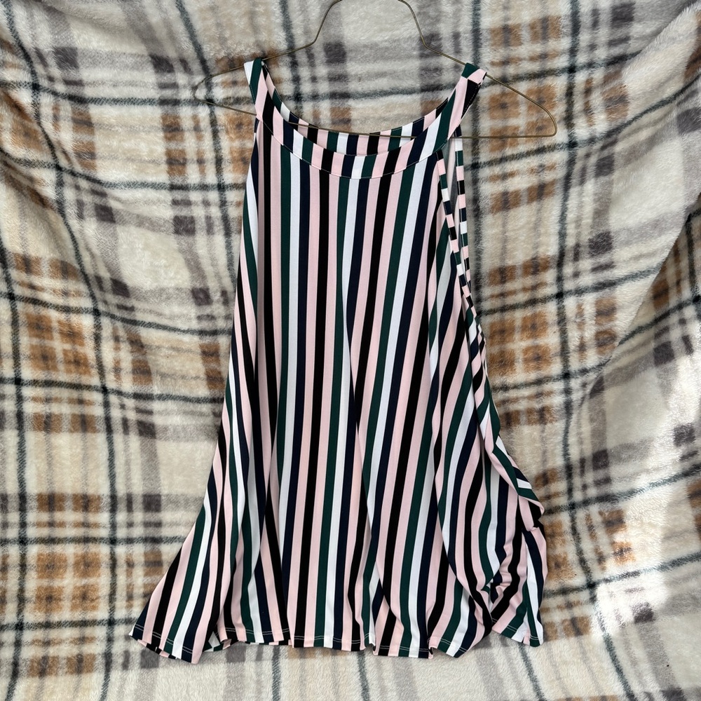 Torrid Multicolor Striped Sleeveless Top #105